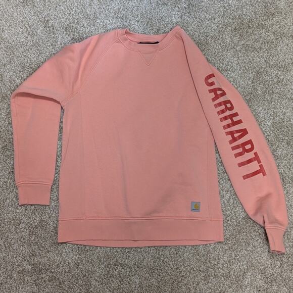 Carhartt Tops - Carhartt Women's Medium Peach Heavyweight Sweatshirt M
